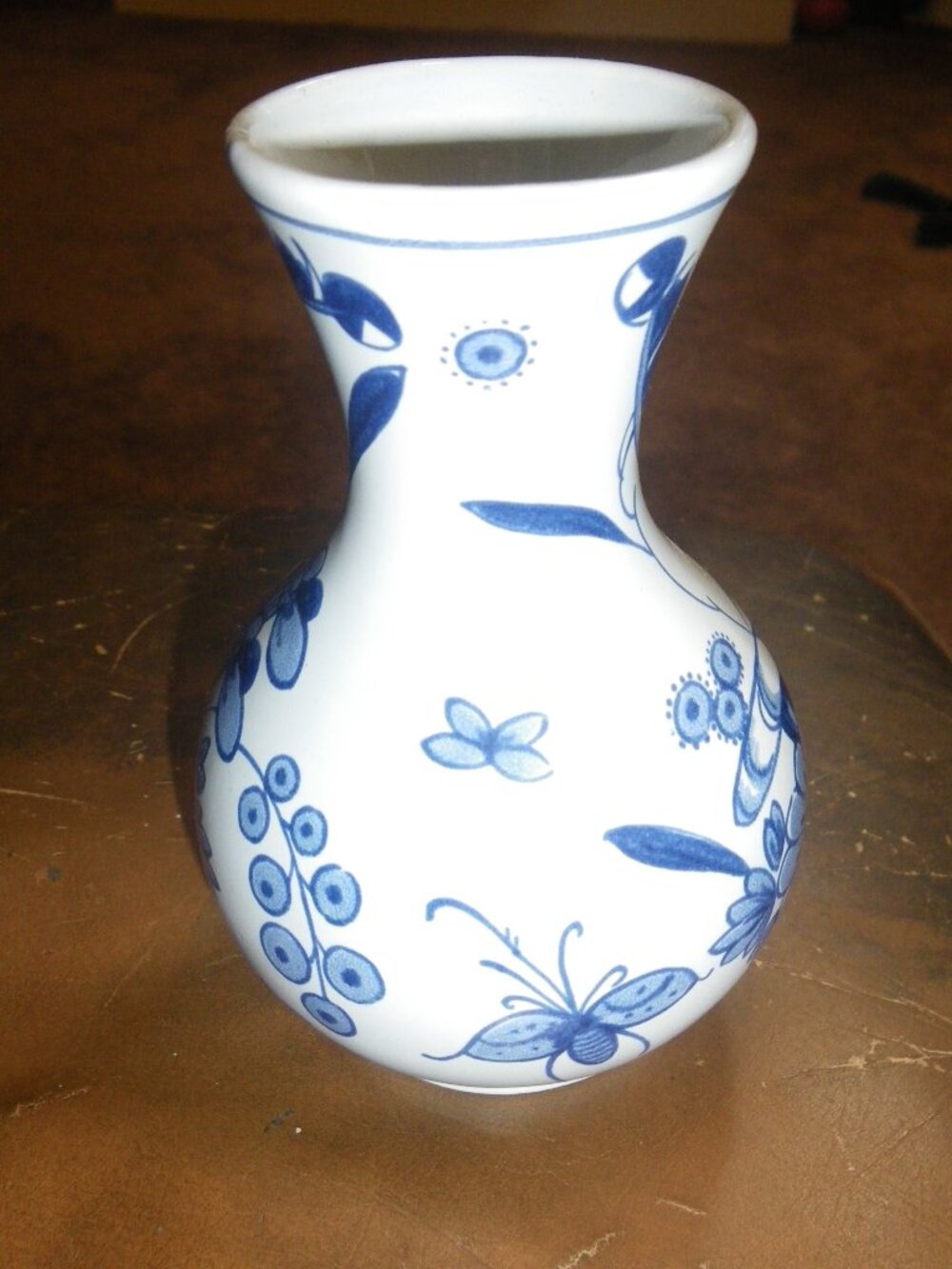 Vintage Ceramic Small Hand Painted Vase Delft Made in Holland - Picture 2 of 4